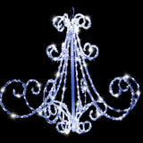 Outdoor Decorations & Lights: LED Acrylic Chandelier Flashing available in 2 colors - Multicolor