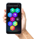 Outdoor Decorations & Lights: App Controlled LED Lightshow Spinner 60cm