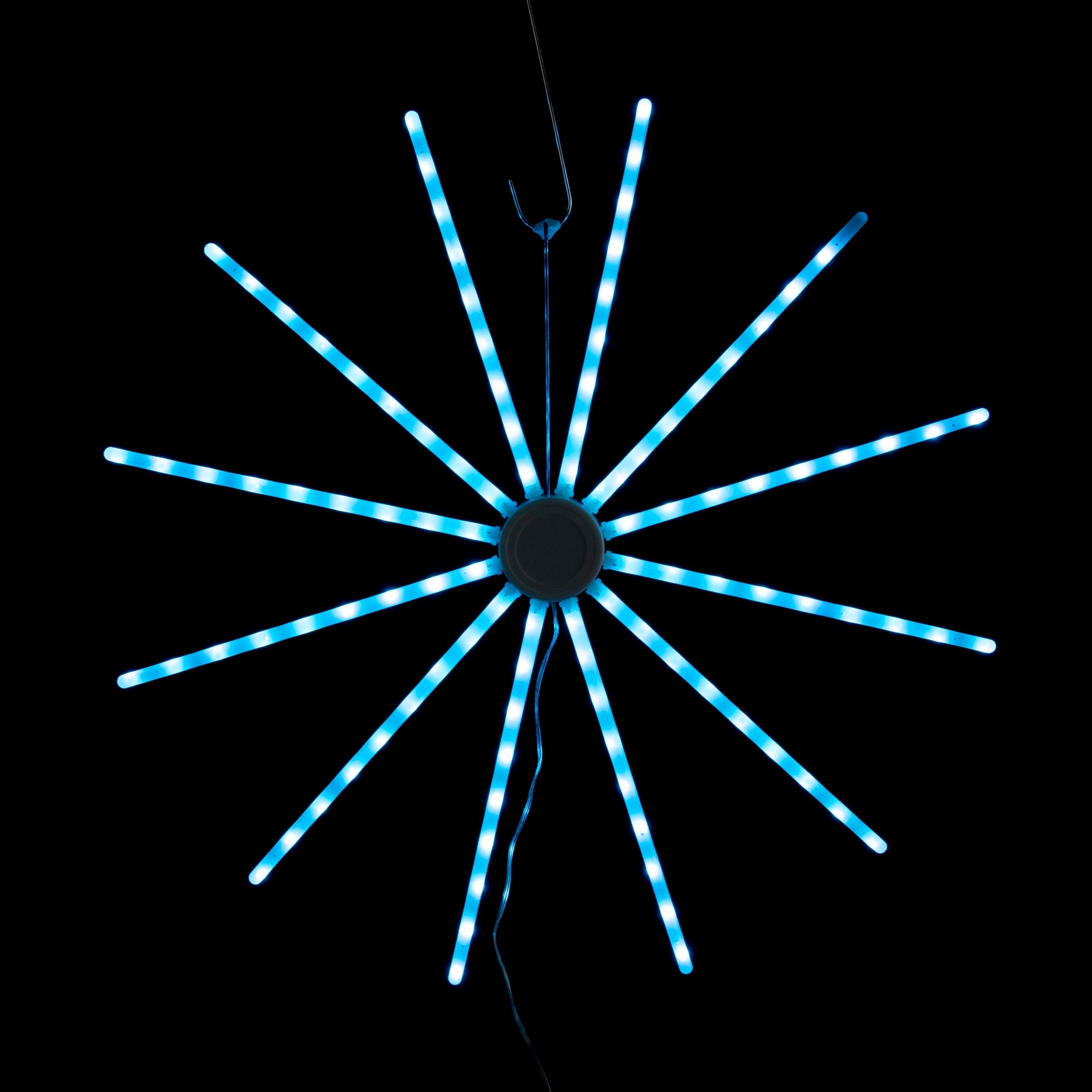 Outdoor Decorations & Lights: App Controlled LED Lightshow Spinner 60cm