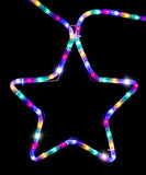 Outdoor Decorations & Lights: LED Ropelight 5 Stars Chain available in 2 Colors - Multicolor