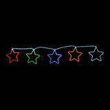 Outdoor Decorations & Lights: LED Ropelight 5 Stars Chain available in 2 Colors - Multicolor
