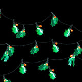 Outdoor Decorations & Lights: 40 Pack LED Holly Lights