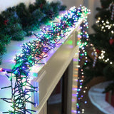 Outdoor Decorations & Lights: Battery Operated LED Cluster Lights  200 LEDs, Multicolor or Warm White - Multicolor