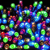 Outdoor Decorations & Lights: Battery Operated 300 LED Timer Lights  Available in 3 Colors - Warm White