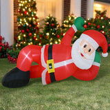 Outdoor Decorations & Lights: Airpower Lying Santa 240cm