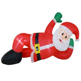 Outdoor Decorations & Lights: Airpower Lying Santa 240cm