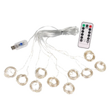Christmas Wreaths & Garlands: Christmas Lights Curtain Garland