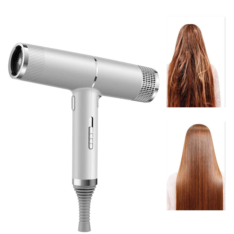 Hair Styling Products: NNEOBA Strong Wind Hair Dryer with Blue Light & Anion Technology