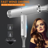 Hair Styling Products: NNEOBA Strong Wind Hair Dryer with Blue Light & Anion Technology