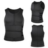 Gym Equipment & Accessories: NNEOBA Body Shaper Waist Trainer Sauna Vest XXL Double Belt