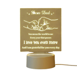 Night Lights & Ambient Lighting: NNEOBA Dad Night Lamp - Perfect Gift for Father's Day