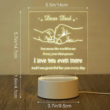 Night Lights & Ambient Lighting: NNEOBA Dad Night Lamp - Perfect Gift for Father's Day