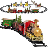 Building Toys: NNEOBA Christmas Village Train Set