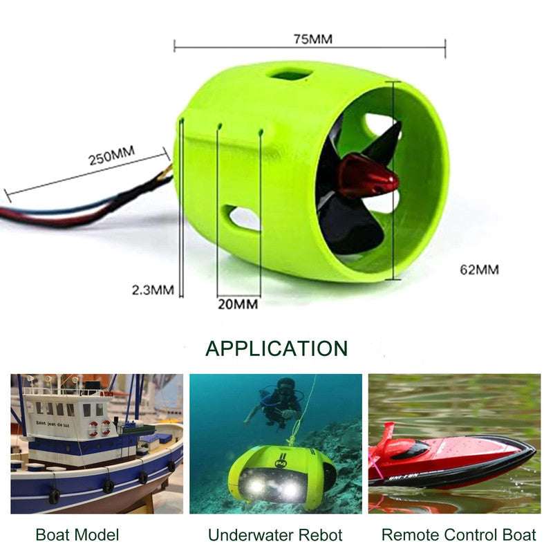 Boating Accessories: NNEOBA RC Boat Underwater Thruster Brushless Model Ships Electric Motors