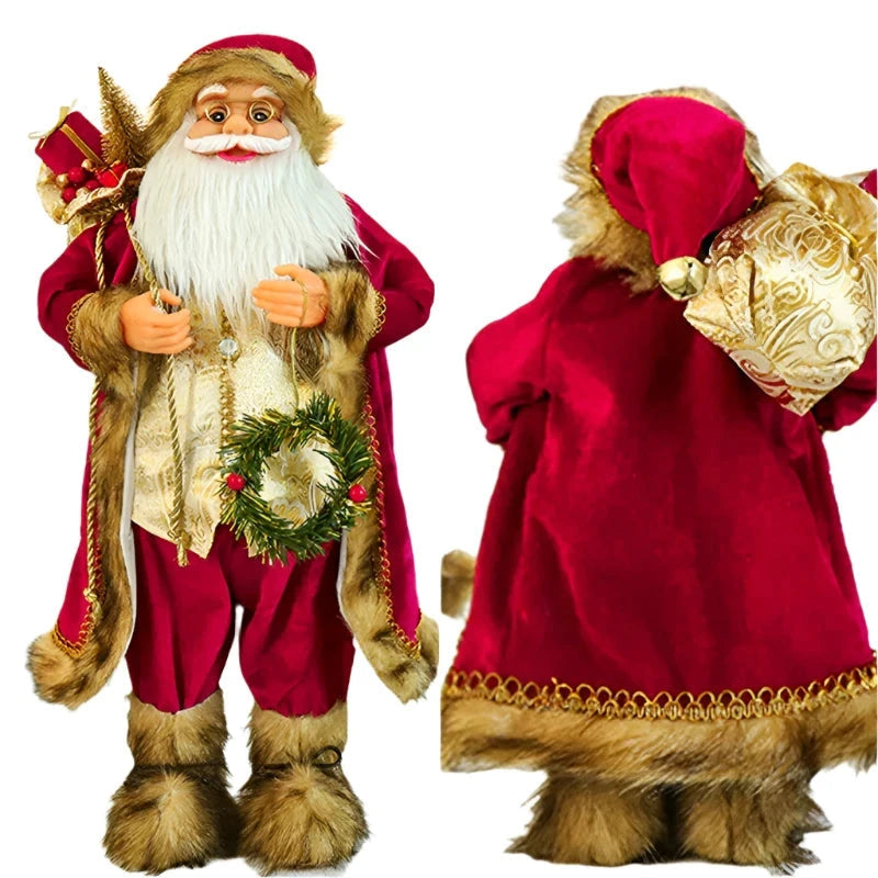 Christmas Decorations: Christmas Santa Claus Doll  - 30cm