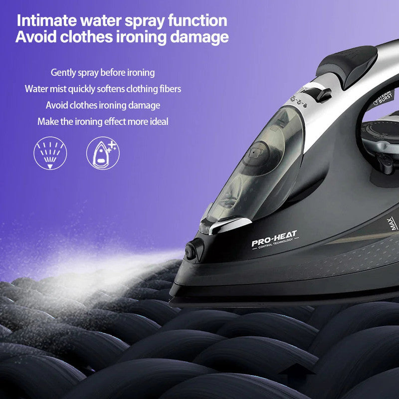 Irons & Ironing Systems: 2200W Professional Steam Iron with Ceramic Soleplate