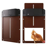Farm Equipment: NNETM PCS Automatic Chicken House Coop Door Light-Sensitive Night And Morning Delay Auto Guard Door Opening For Chickens