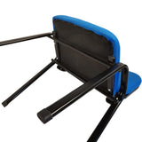Office & Desk Chairs: NNECN Stackable Office Conference Visitor and Community Chairs (Set of 7-Blue)