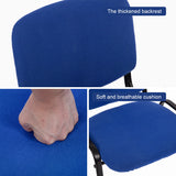 Office & Desk Chairs: NNECN Stackable Office Conference Visitor and Community Chairs (Set of 7-Blue)