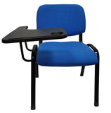 Office & Desk Chairs: NNECN Lecture Chair with Table Top for Classroom Lecture Training Conference (Set of 6-Blue)