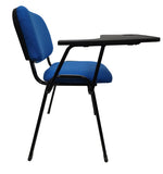 Office & Desk Chairs: NNECN Lecture Chair with Table Top for Classroom Lecture Training Conference (Set of 6-Blue)