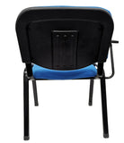 Office & Desk Chairs: NNECN Lecture Chair with Table Top for Classroom Lecture Training Conference (Set of 6-Blue)