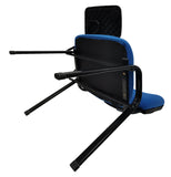 Office & Desk Chairs: NNECN Lecture Chair with Table Top for Classroom Lecture Training Conference (Set of 6-Blue)