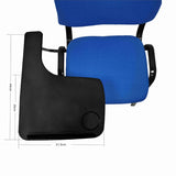 Office & Desk Chairs: NNECN Lecture Chair with Table Top for Classroom Lecture Training Conference (Set of 6-Blue)