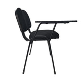 Office & Desk Chairs: NNECN Lecture Chair with Table Top for Classroom Lecture Training Conference (Set of 6-Black)