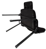 Office & Desk Chairs: NNECN Lecture Chair with Table Top for Classroom Lecture Training Conference (Set of 6-Black)