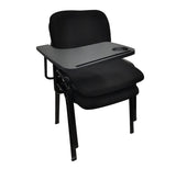 Office & Desk Chairs: NNECN Lecture Chair with Table Top for Classroom Lecture Training Conference (Set of 6-Black)