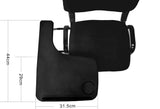 Office & Desk Chairs: NNECN Lecture Chair with Table Top for Classroom Lecture Training Conference (Set of 6-Black)