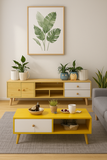 TV Units: NNECN Modern Living Room TV Stand Table Set