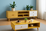TV Units: NNECN Modern Living Room TV Stand Table Set
