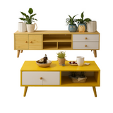 TV Units: NNECN Modern Living Room TV Stand Table Set