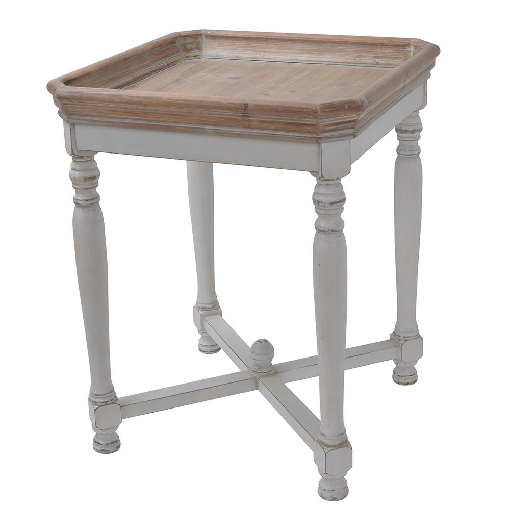 Side Tables: SHABBY SQUARE SIDE TABLE