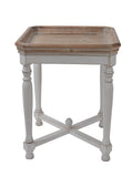 Side Tables: SHABBY SQUARE SIDE TABLE