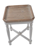Side Tables: SHABBY SQUARE SIDE TABLE