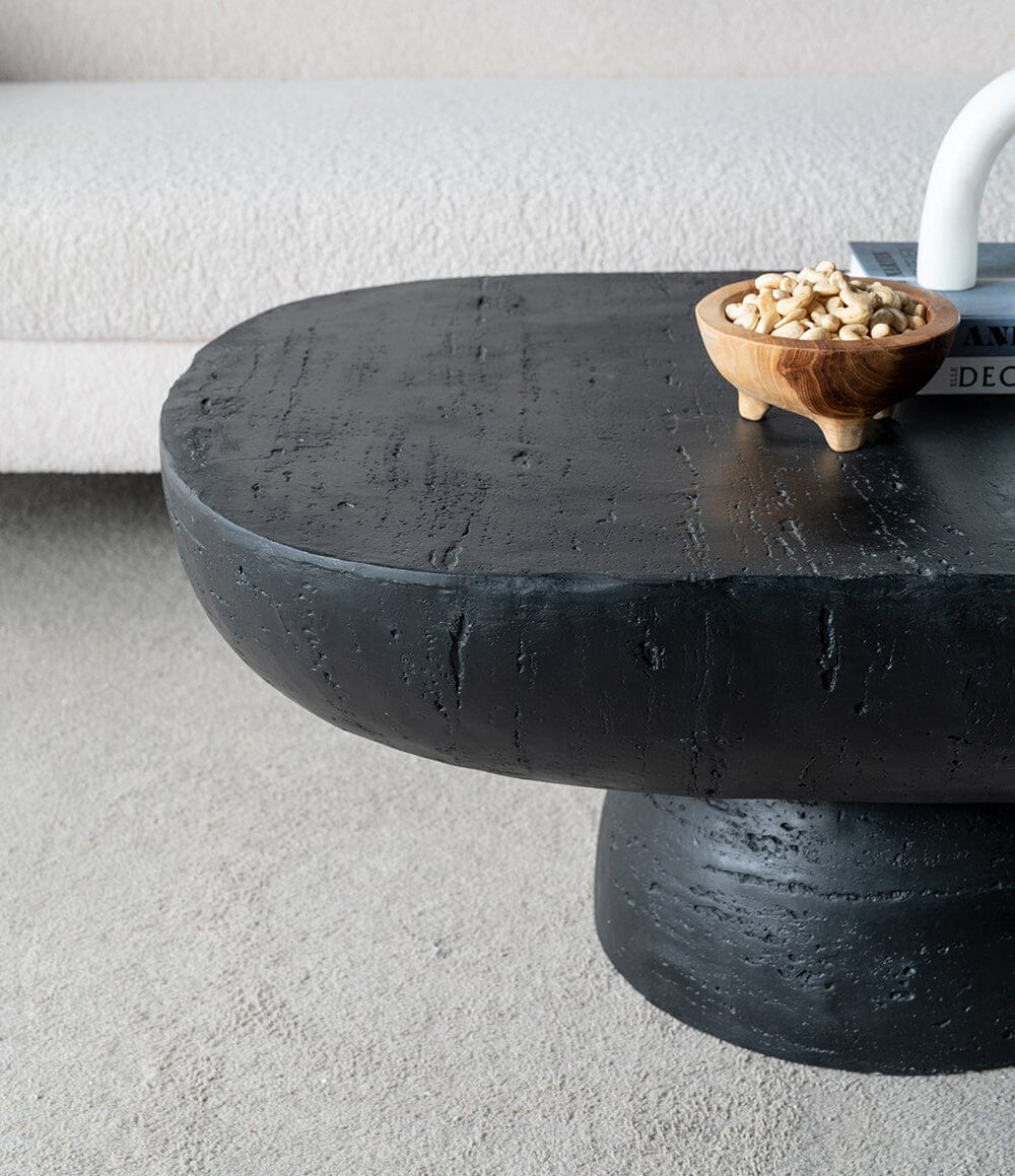 Coffee Tables: BLACK IS BACK CEMENT COFFEE TABLE