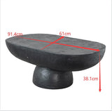 Coffee Tables: BLACK IS BACK CEMENT COFFEE TABLE