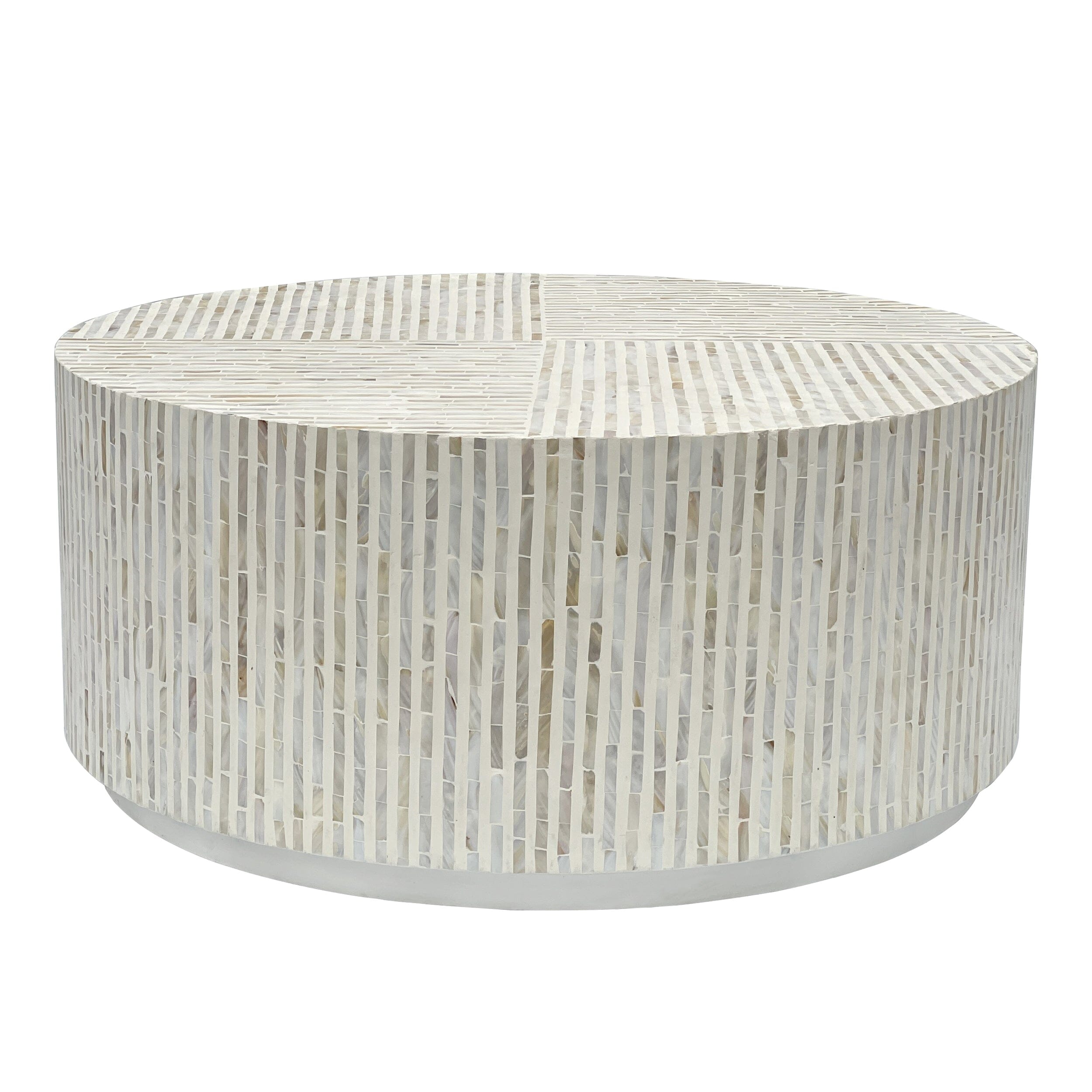 Coffee Tables: PURIST MOTHER OF PEARL HAND MADE COFFEE TABLE