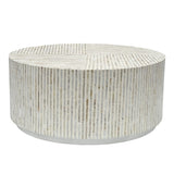 Coffee Tables: PURIST MOTHER OF PEARL HAND MADE COFFEE TABLE