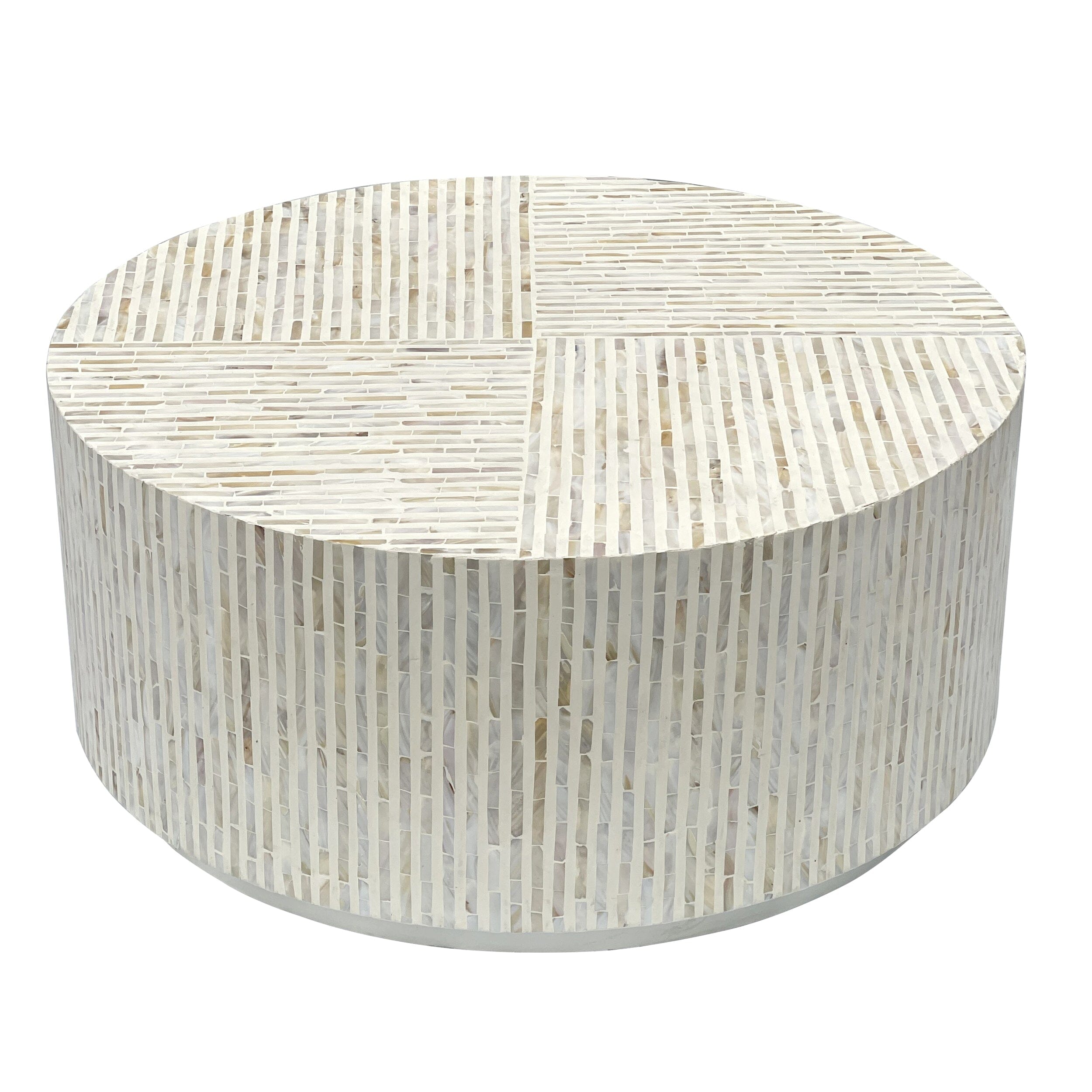 Coffee Tables: PURIST MOTHER OF PEARL HAND MADE COFFEE TABLE