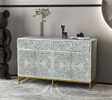 Buffets & Sideboards: MOTHER OF PEARL HAND MADE SWISH SIDEBOARD