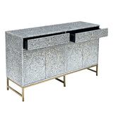 Buffets & Sideboards: MOTHER OF PEARL HAND MADE SWISH SIDEBOARD