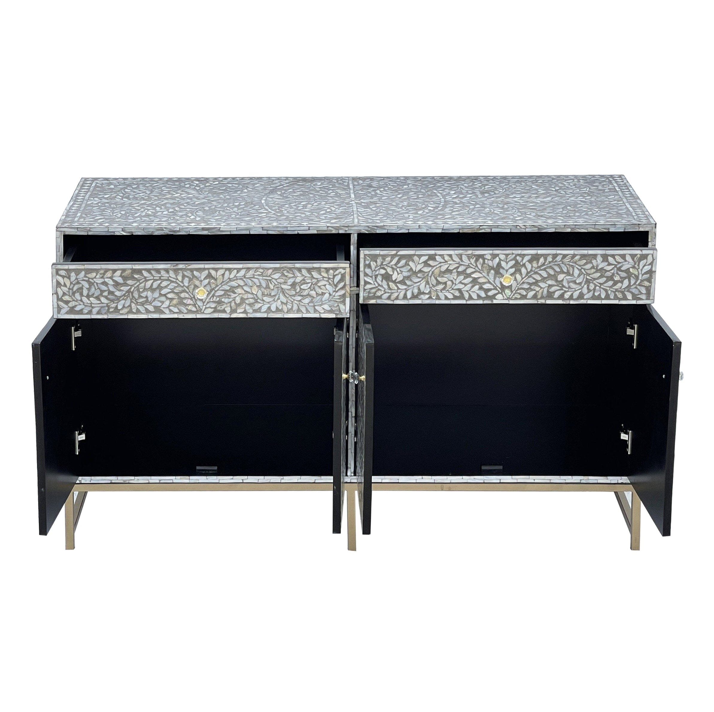MOTHER OF PEARL HAND MADE SWISH SIDEBOARD