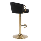 Arm Chairs & Recliners: WINFREY GAS LIFT BAR STOOL