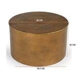 Coffee Tables: HAMMERED COFFEE TABLE