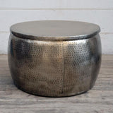 Coffee Tables: OPEN TOP HAND FORGED METAL COFFEE TABLE
