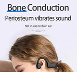 Over Ear Headphones: DG08 Wireless Bone Conduction Headphones Bluetooth